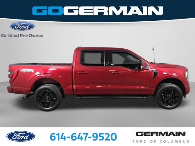 Certified Used 2022 Rapid Red Metallic Tinted Clearcoat Ford Lariat image 5