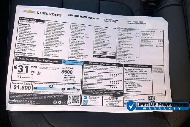 2026 Chevrolet Trailblazer Activ - Photo 15
