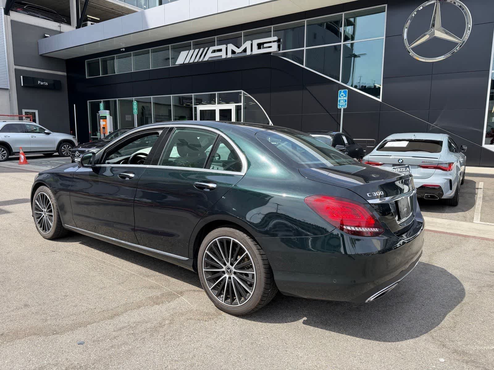 Used 2019 Emerald Green Metallic Mercedes-Benz C 300 image 3