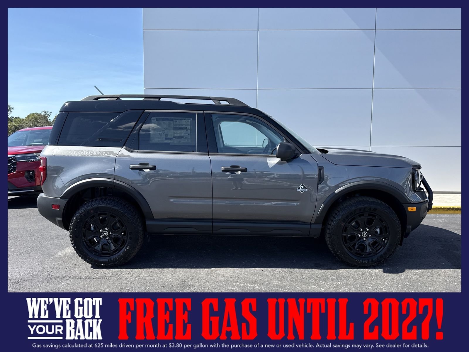 New 2026 Carbonized Gray Metallic Ford Outer Banks image 3