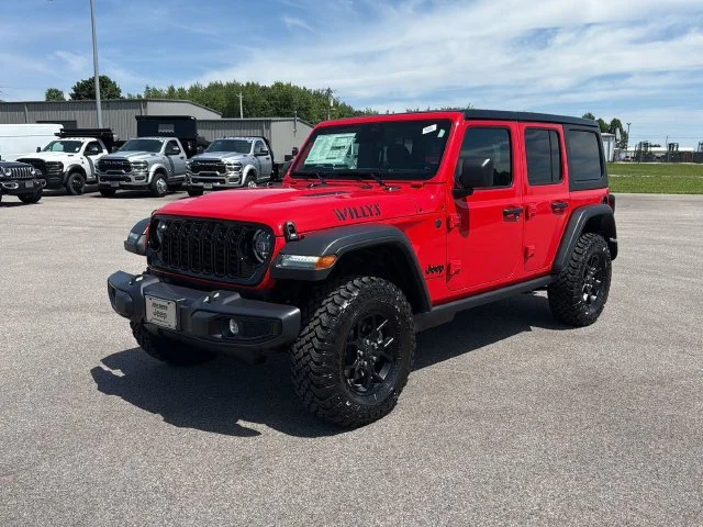 New 2026 Red Jeep Willys image 1