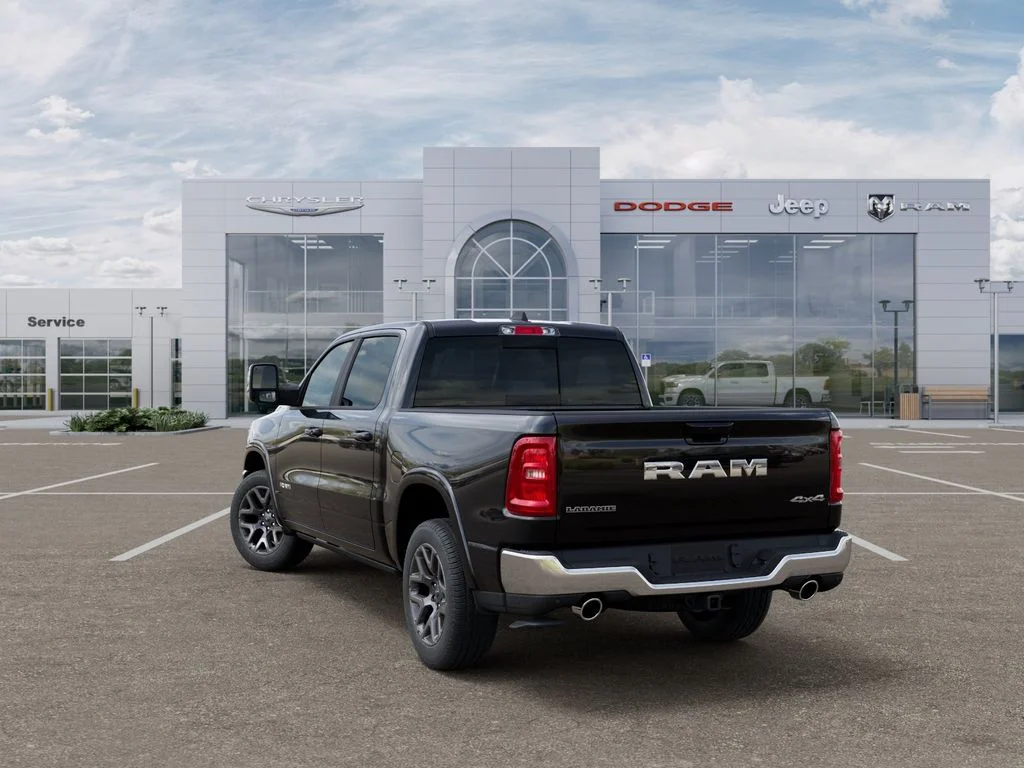 New 2026 Diamond Black Crystal Pearl-Coat Exterior Paint RAM Laramie image 3