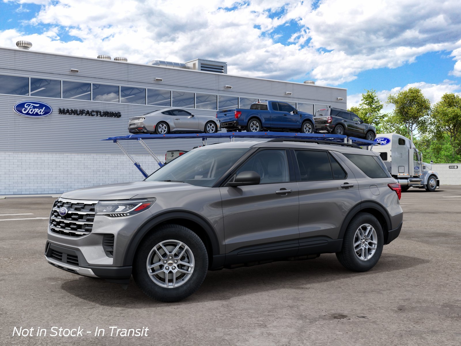 New 2027 Carbonized Gray Metallic Ford Active image 1
