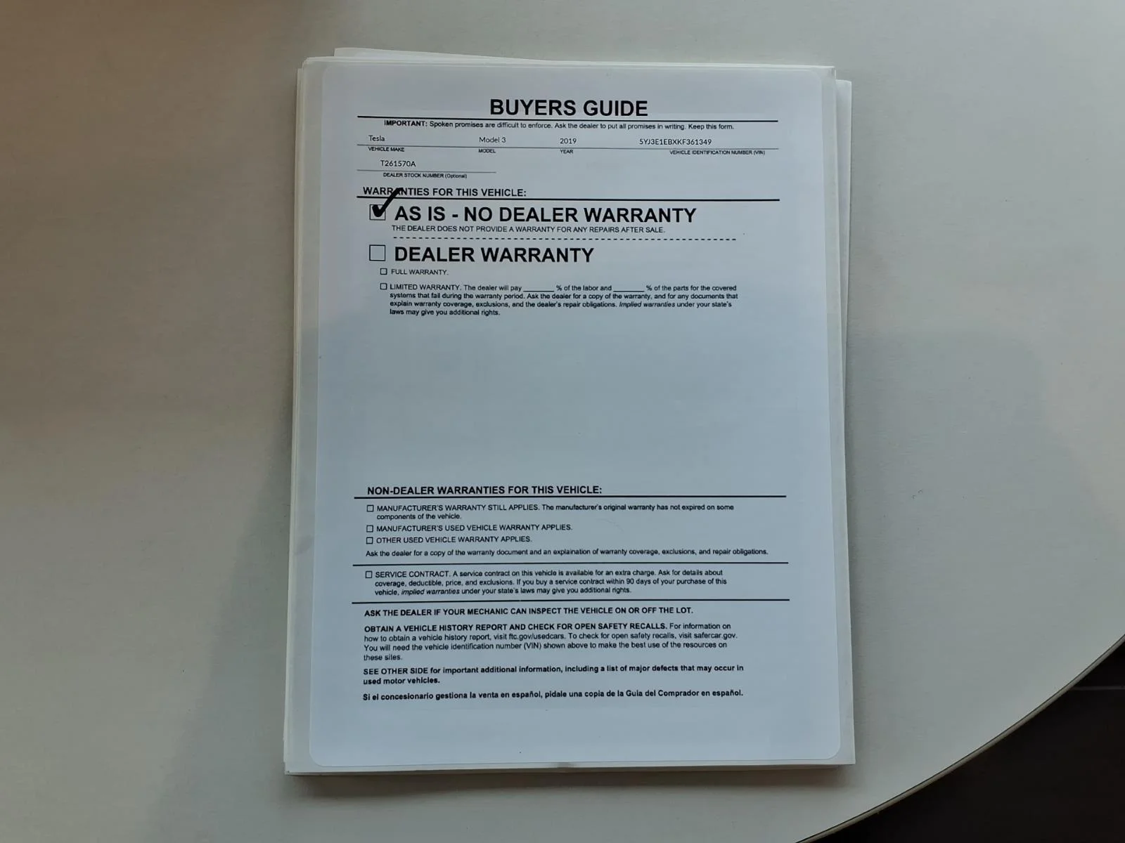 Used 2019 Solid Black Tesla Performance image 32