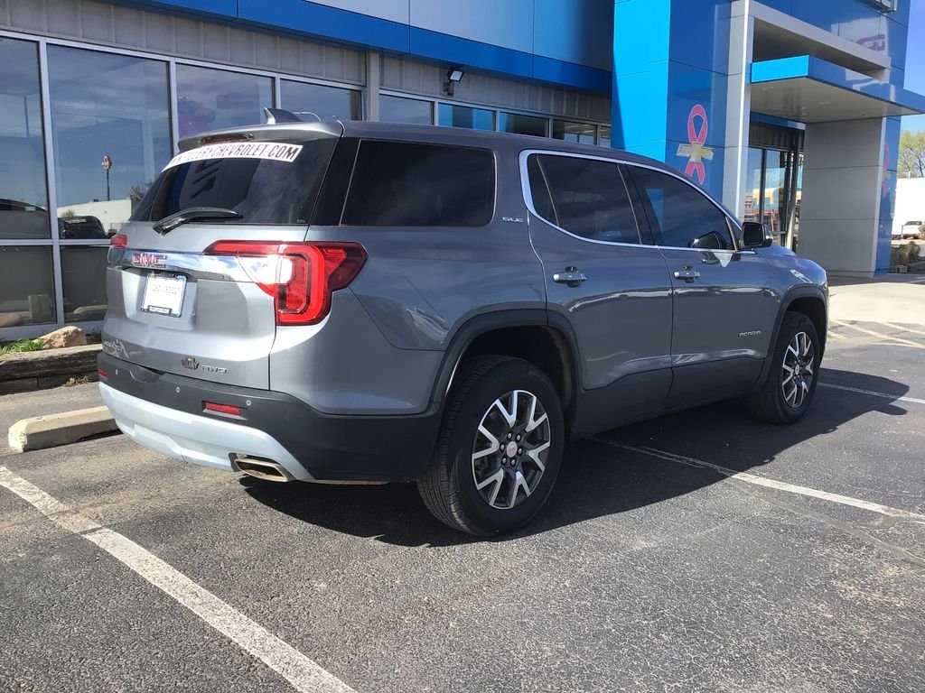 Used 2021 Satin Steel Metallic GMC SLE image 5