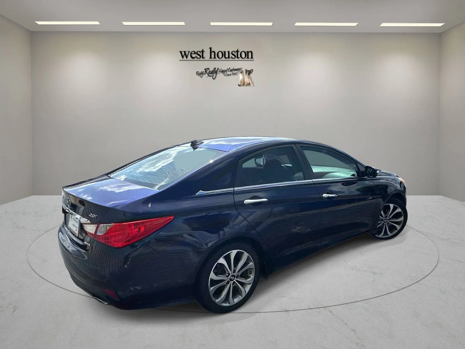 Used 2014 Indigo Blue Pearl Hyundai Limited image 5