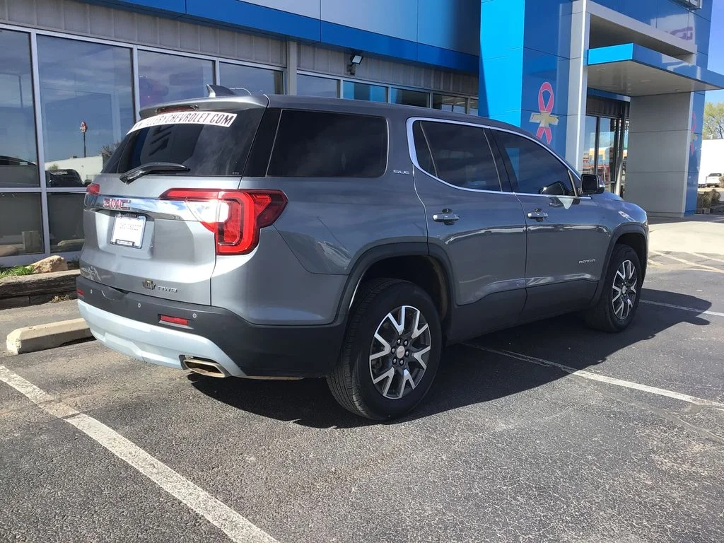 Used 2021 Satin Steel Metallic GMC SLE image 5