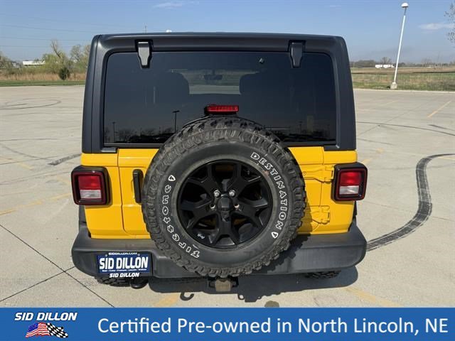 Used 2021 Hellayella Clearcoat Jeep Unlimited Willys image 5