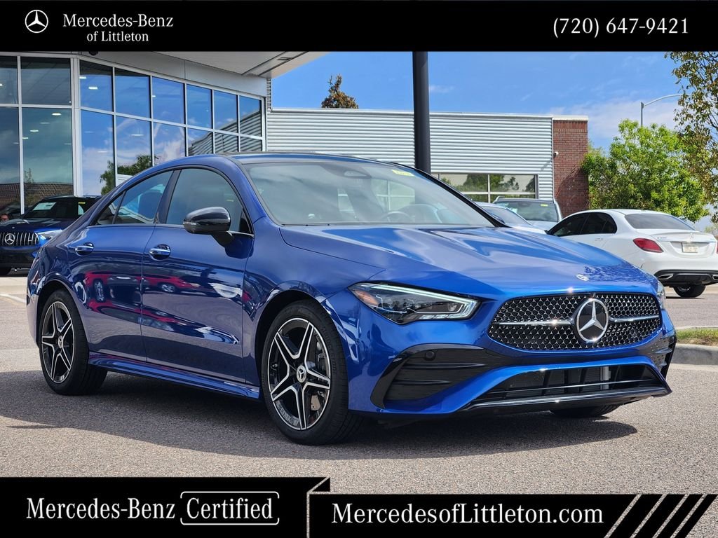 Certified Used 2025 Blue Mercedes-Benz CLA 250 image 3