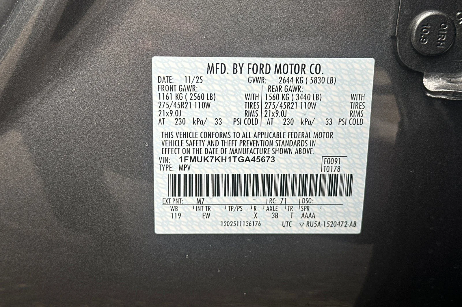 New 2026 Carbonized Gray Metallic Ford ST-Line image 24