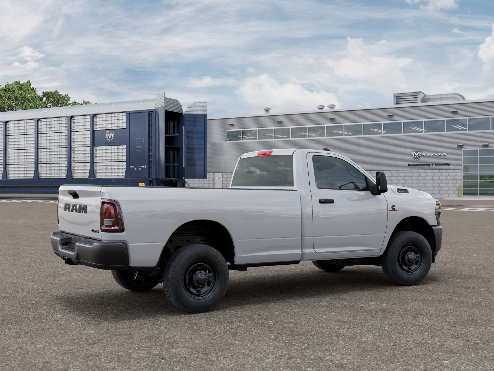 New 2026 Bright White Clear-Coat Exterior Paint RAM TRADESMAN image 2