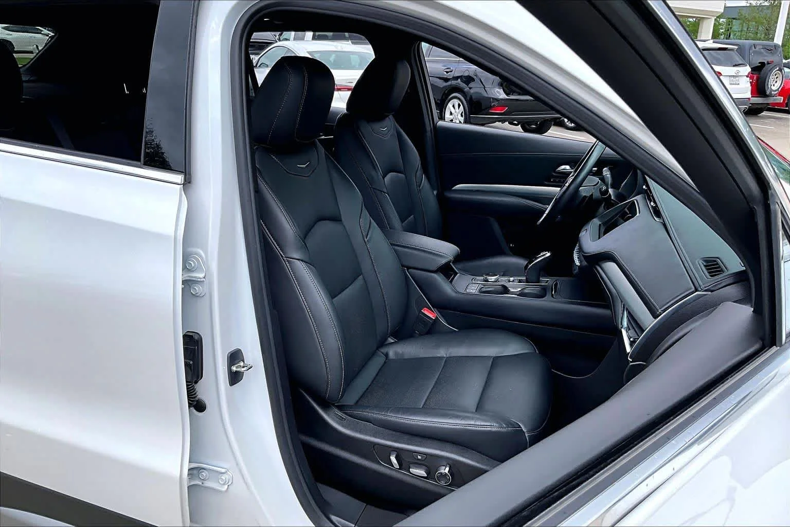 Used 2023 Crystal White Tricoat Cadillac FWD Premium Luxury image 8