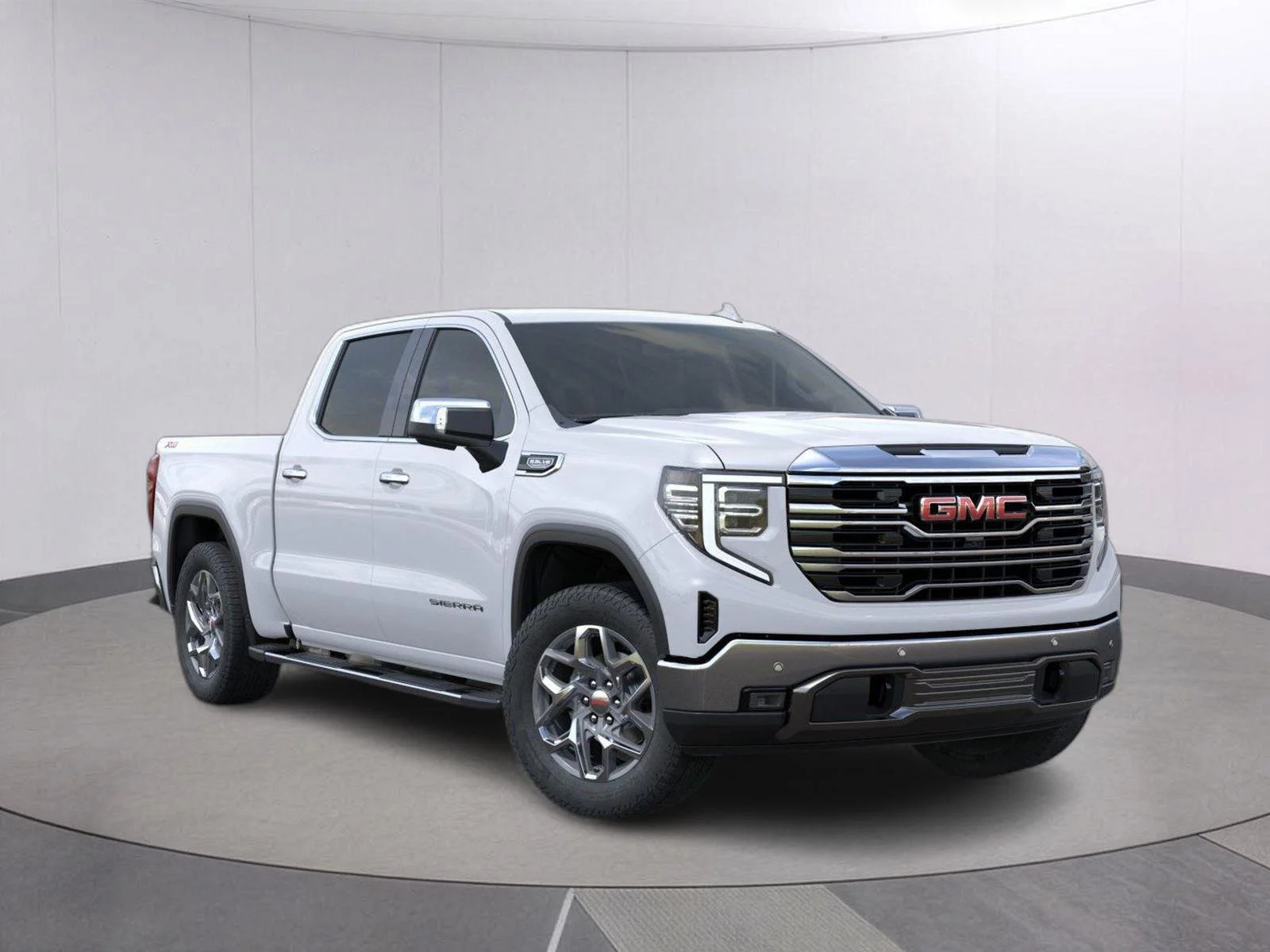 New 2026 Glacier White Tricoat GMC SLT image 7
