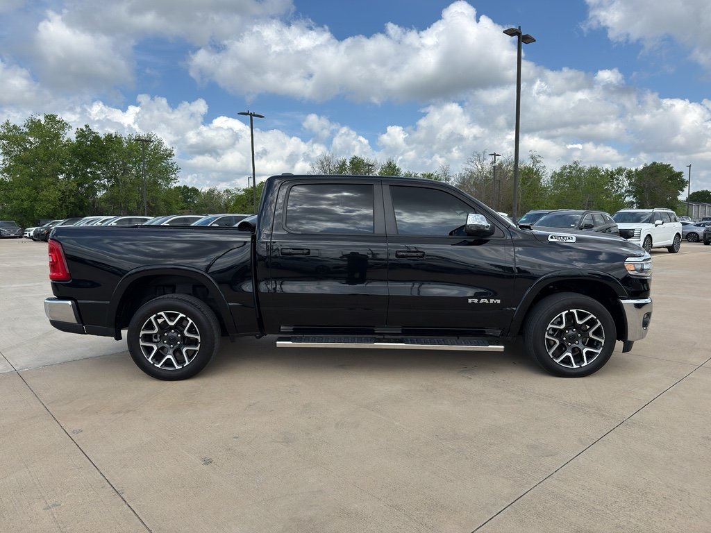 Used 2025 Diamond Black Crystal Pearlcoat Ram Laramie image 4