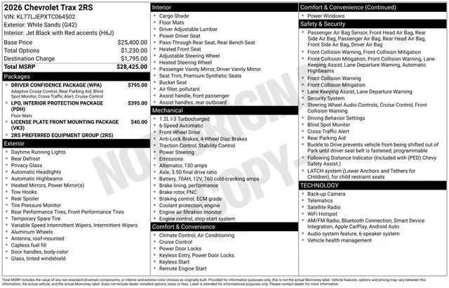 Used 2026 White Chevrolet 2RS image 31