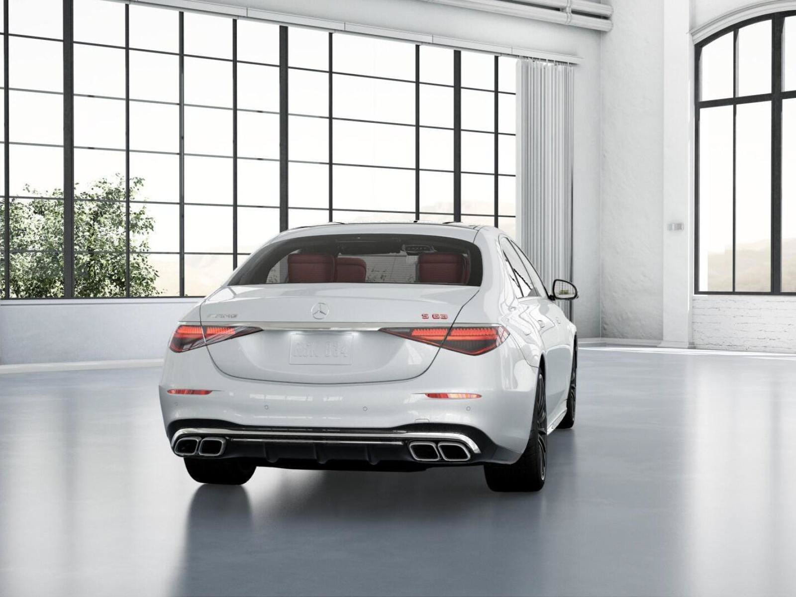 New 2026 MANUFAKTUR Moonlight White Metallic Mercedes-Benz S 63 E AMG® image 70