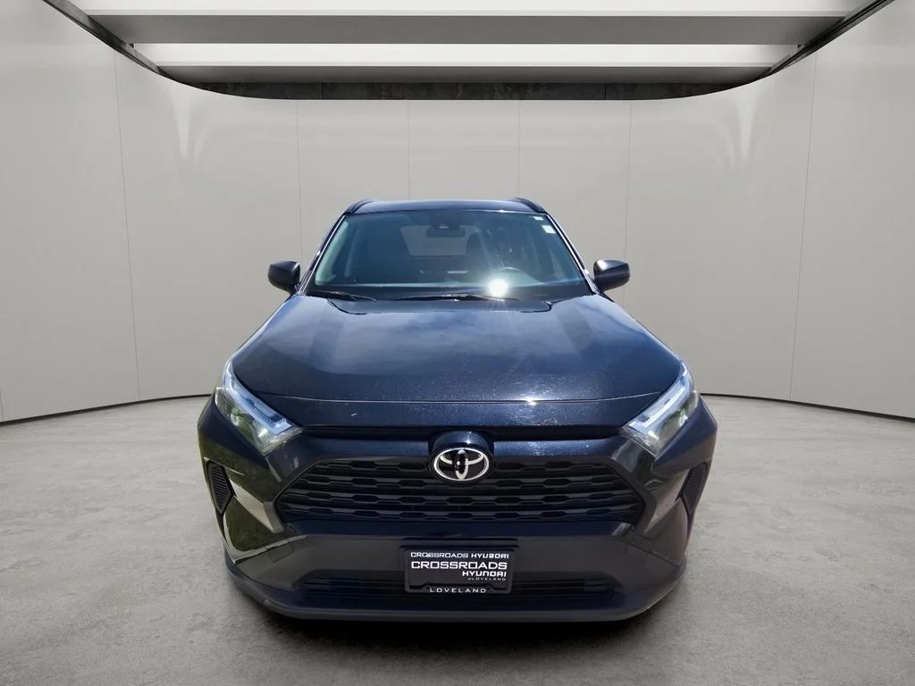 Used 2025 Midnight Black Metallic Toyota Hybrid LE image 8