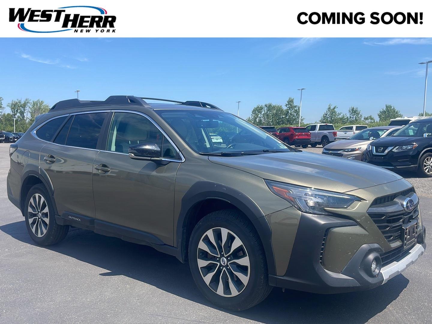 Used 2023 Autumn Green Metallic Subaru Limited image 1