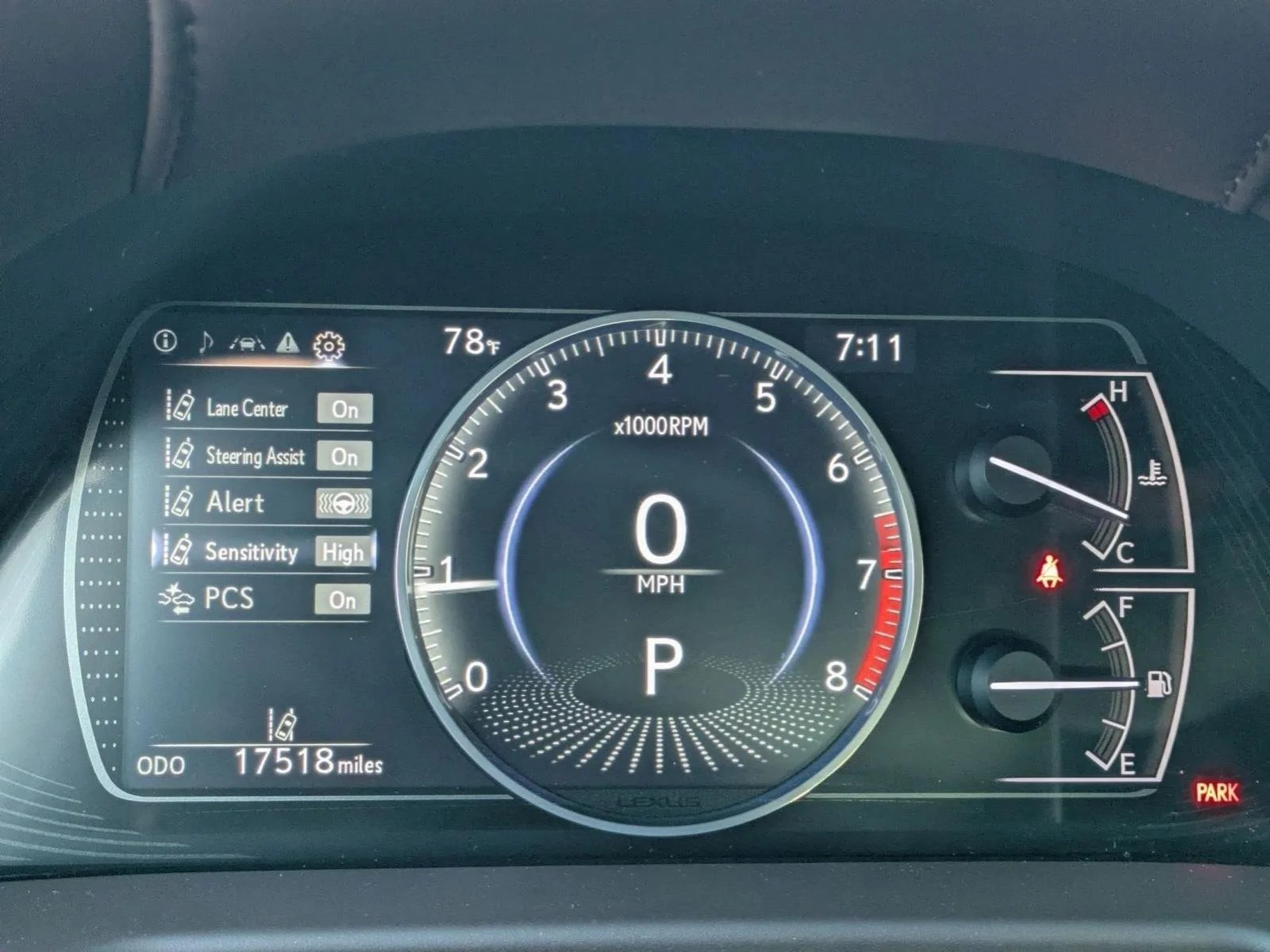 Used 2019 Matador Red Mica Lexus ES 350 image 10
