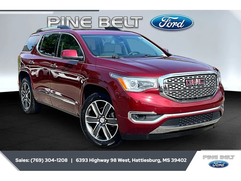 Used 2018 Crimson Red Tintcoat GMC Denali image 1