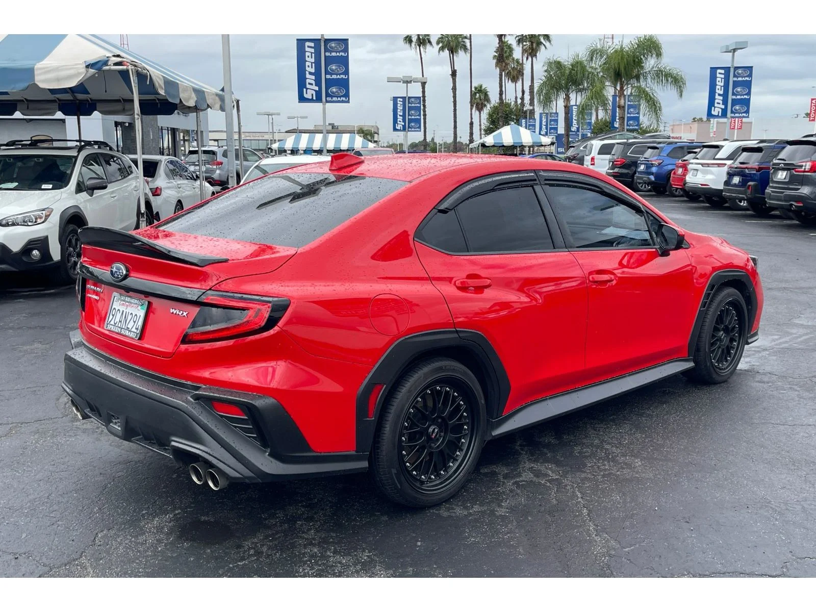 Used 2022 IGNITION RED Subaru Base image 5
