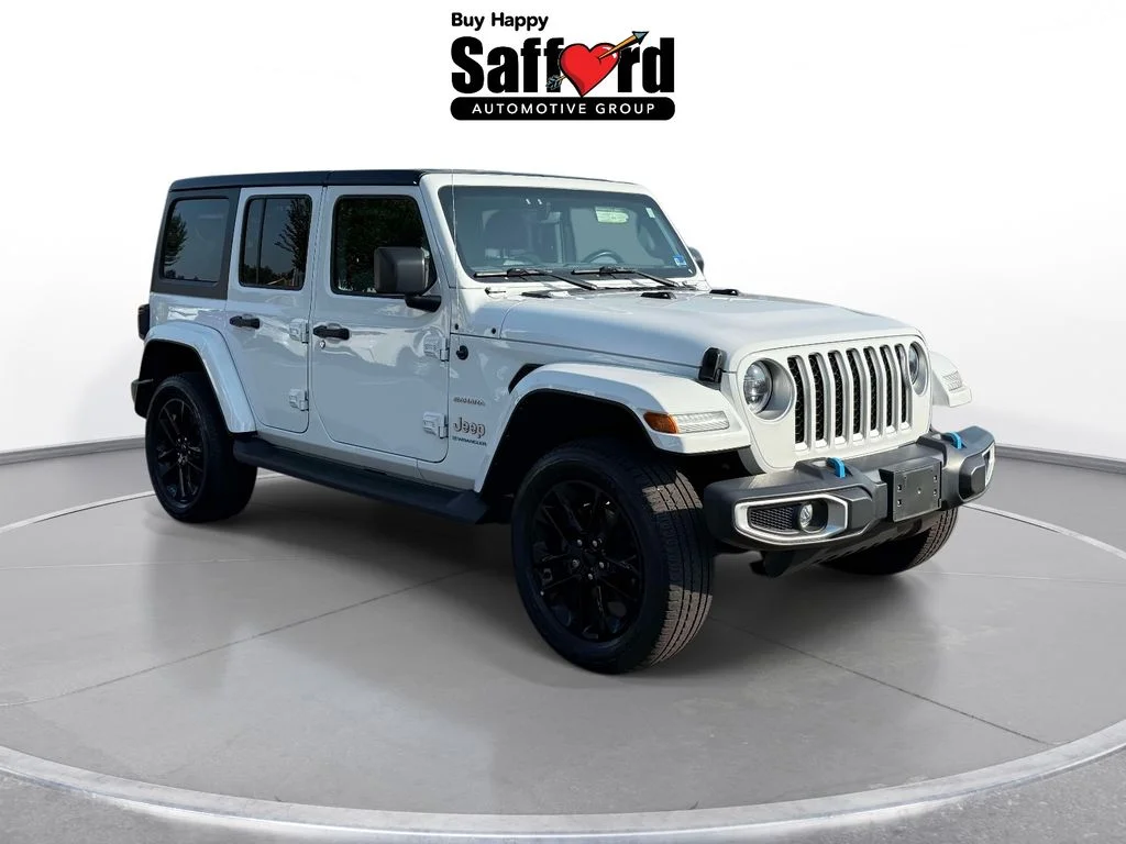 Used 2023 White Jeep Sahara 4xe image 9