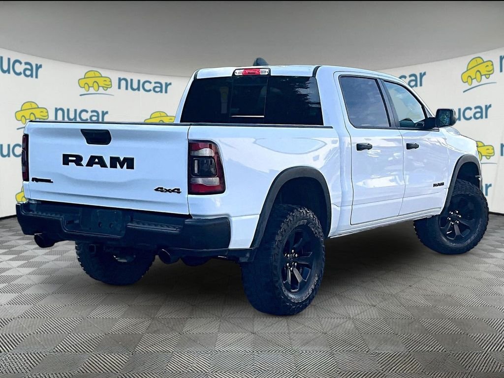 Used 2021 Bright White Clearcoat Ram Rebel image 6