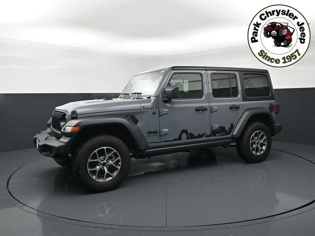 Used 2025 Jeep Wrangler 4-Door Sport S with VIN 1C4PJXDN2SW513535 for sale in Burnsville, Minnesota