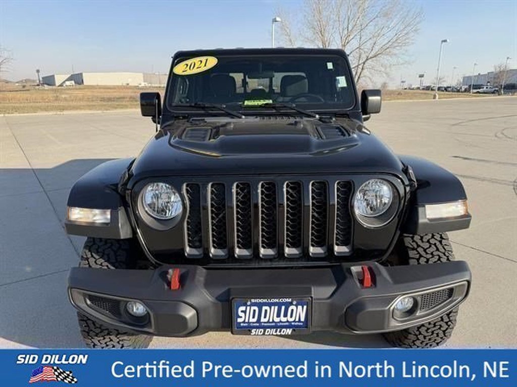 Used 2021 Black Clear Coat Jeep Rubicon image 4