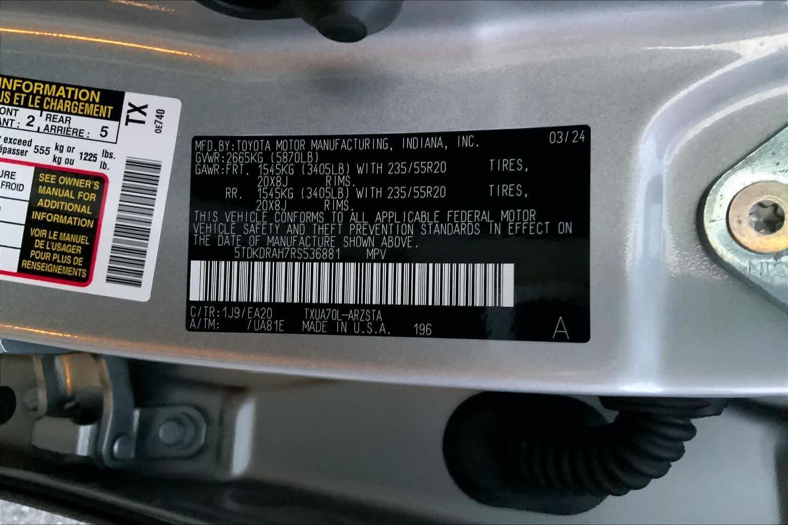 2024 Toyota Highlander XSE - Photo 31