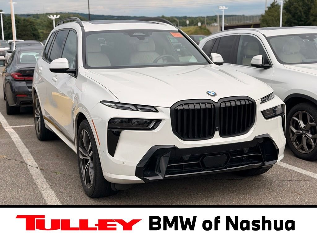 Certified Used 2025 Mineral White Metallic BMW xDrive40i image 1