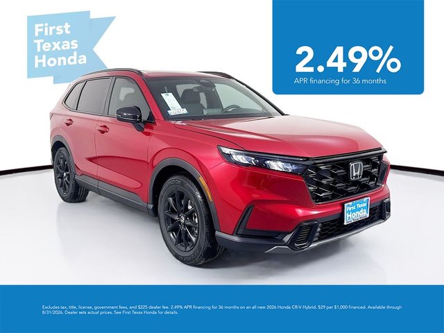New 2026 Honda CR-V Hybrid Sport