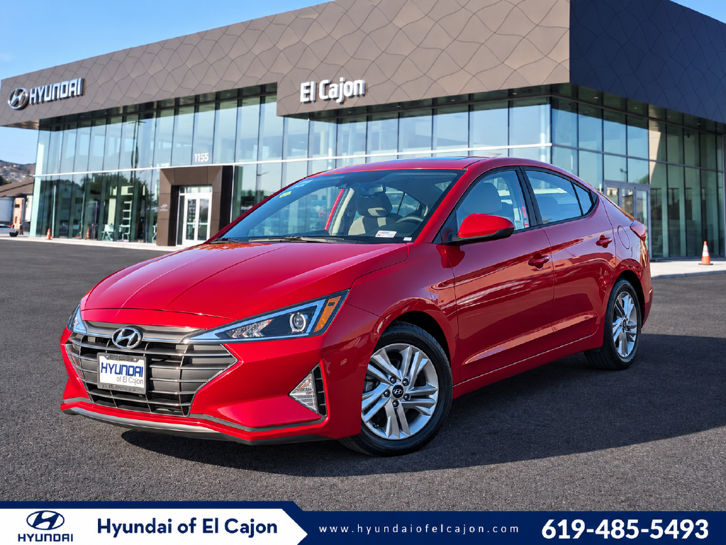 Used 2020 Red Hyundai Value Edition image 1