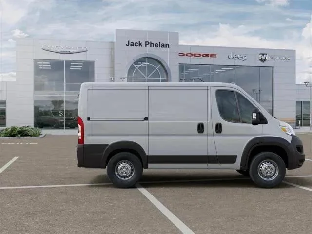 New 2026 Bright White Clear-Coat Exterior Paint RAM 1500 Low Roof Cargo Van 118 WB image 125