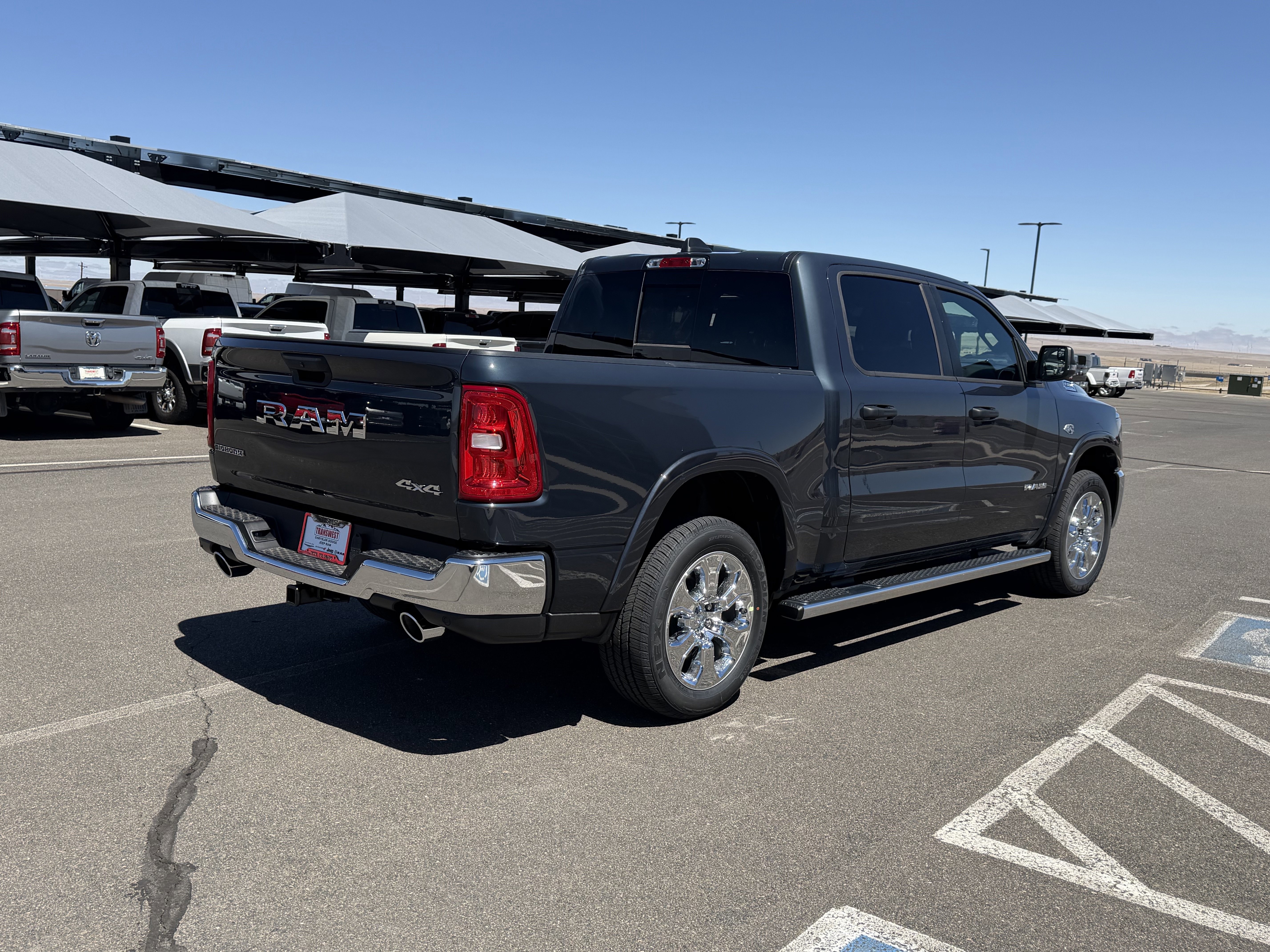 New 2026 Forged Blue Metallic Exterior Paint RAM Big Horn image 6