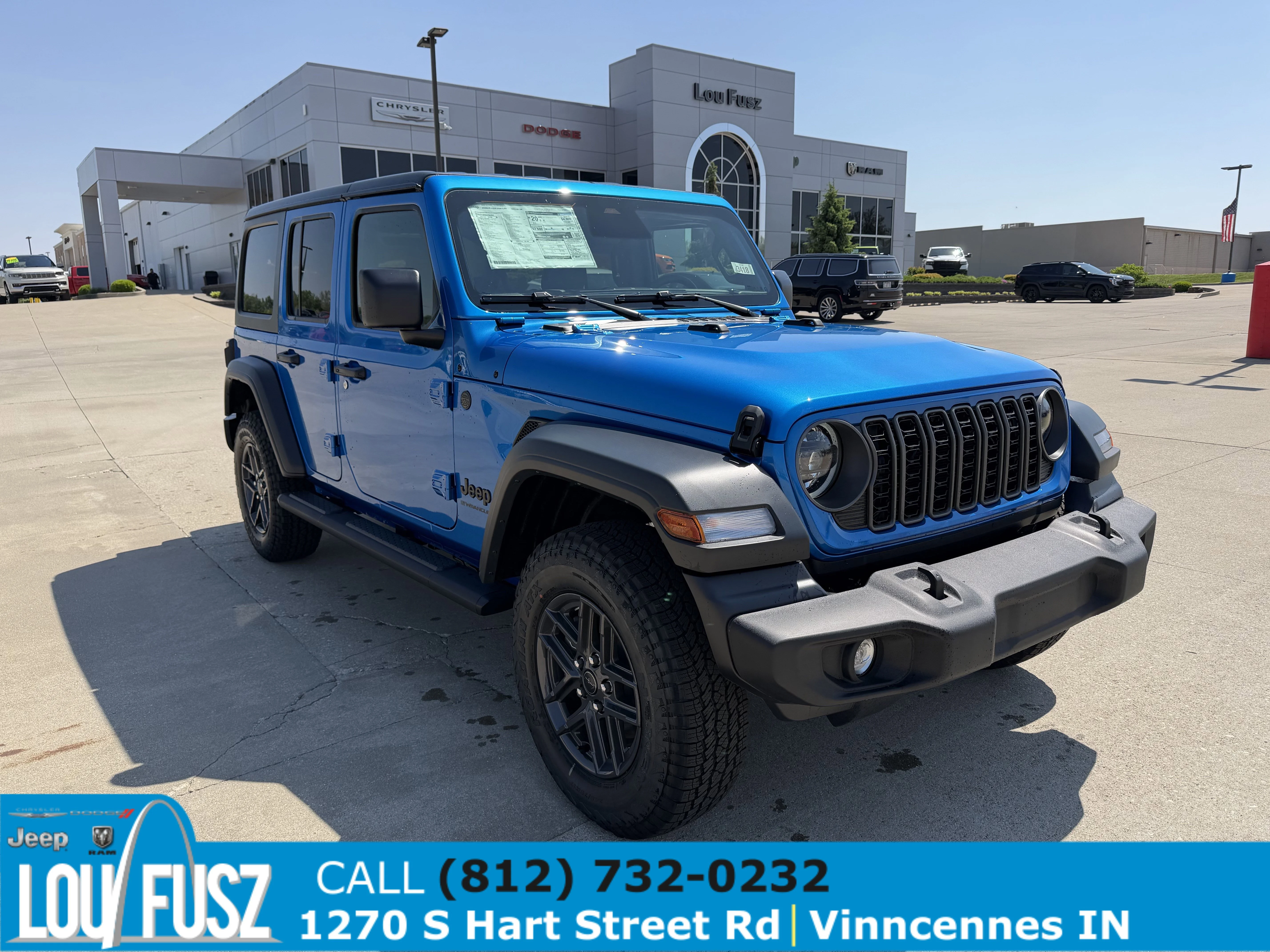New 2026 Hydro Blue Pearl-Coat Exterior Paint Jeep Sport S image 1