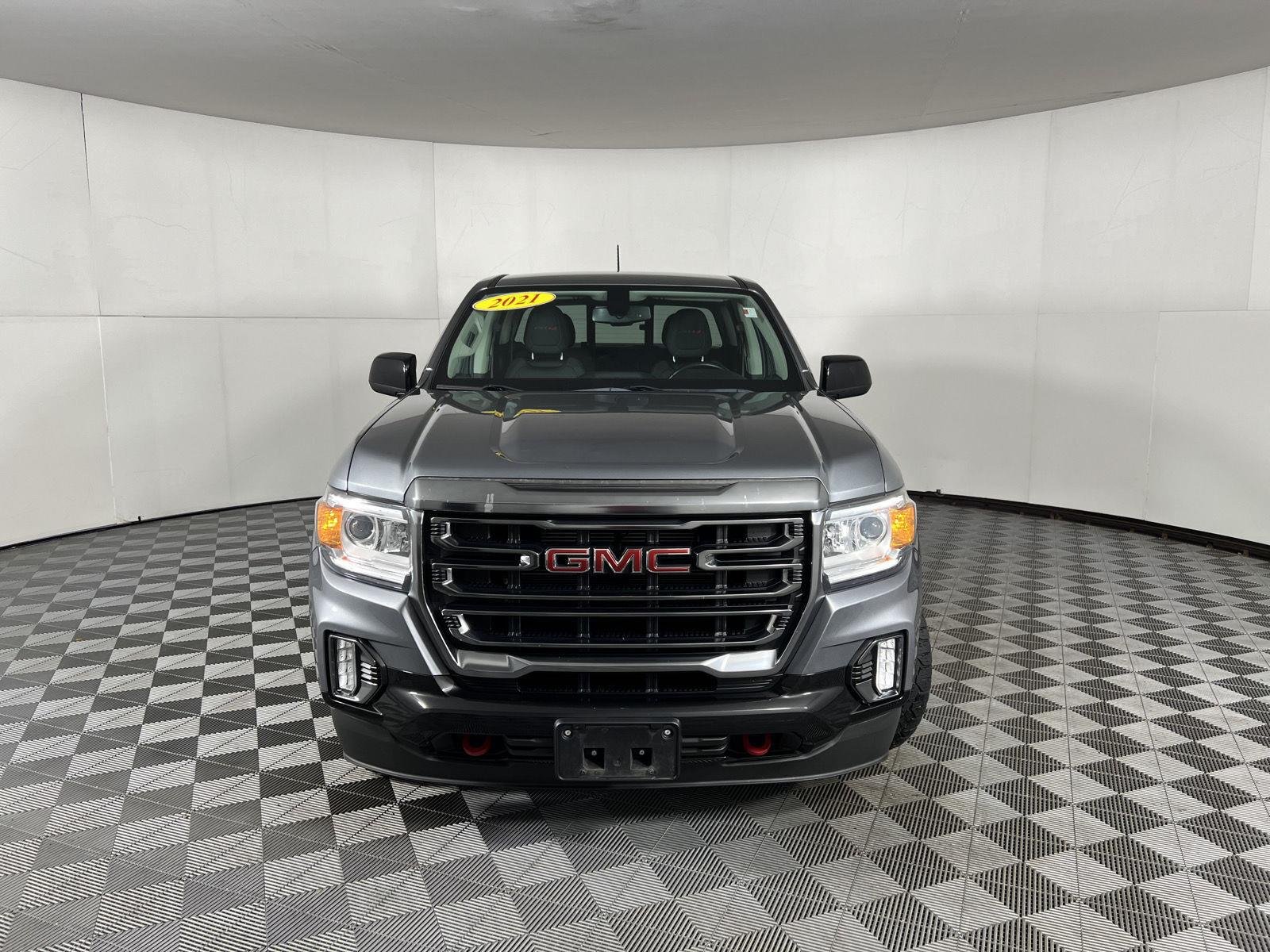 Used 2021 Satin Steel Metallic GMC 4WD AT4 w/Cloth image 2