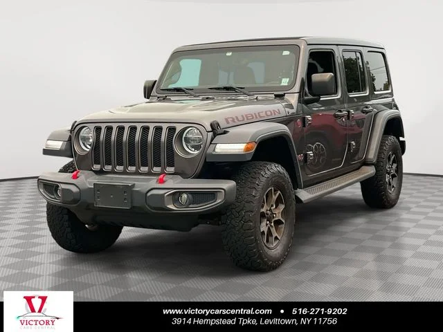 Used 2018 Gray Jeep Unlimited Rubicon image 1