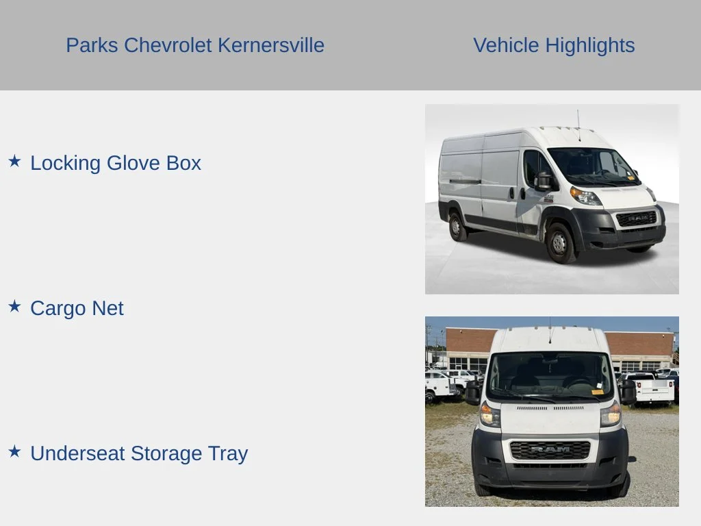 Used 2019 White Ram High Roof image 16