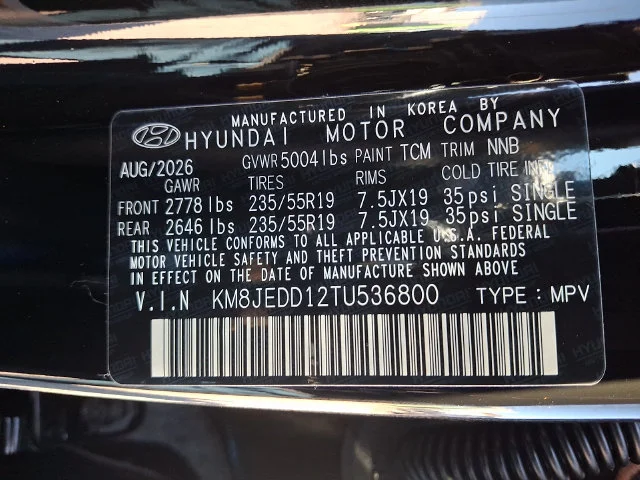 New 2026 Gray Hyundai Limited image 16