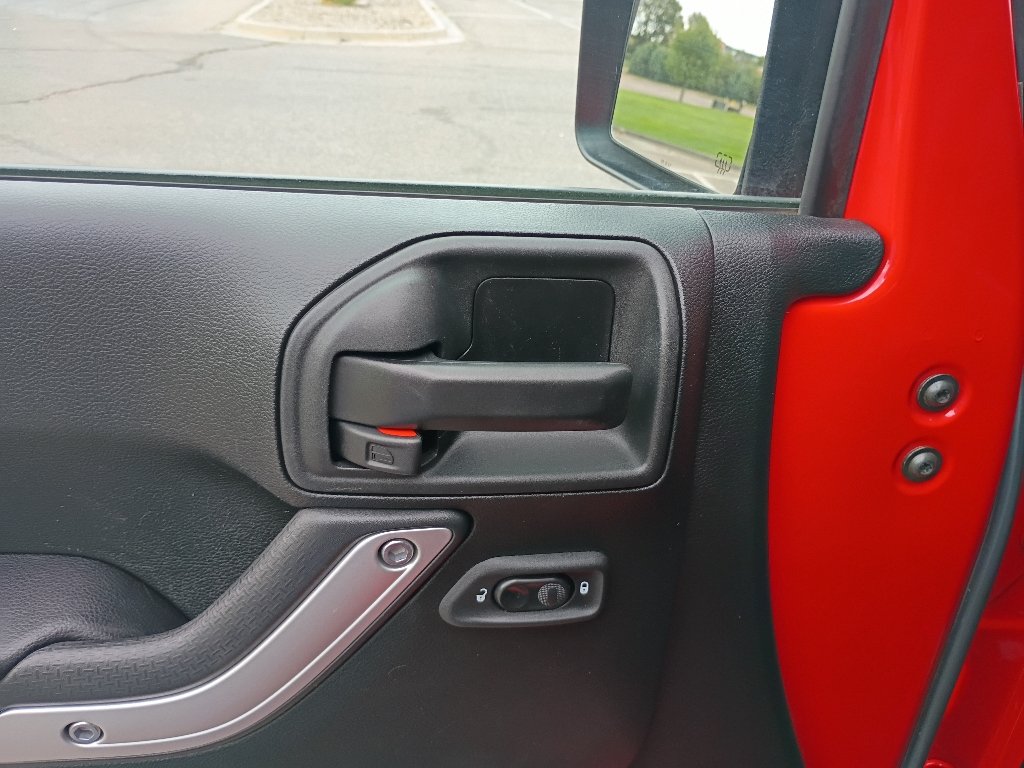 Used 2017 Firecracker Red Clearcoat Jeep Sahara image 20