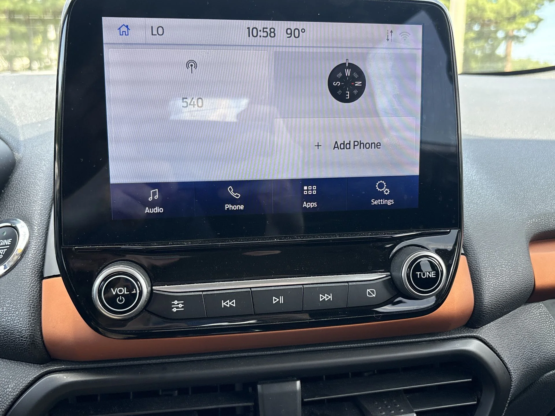 Used 2021 Lightning Blue Metallic Ford SE image 1