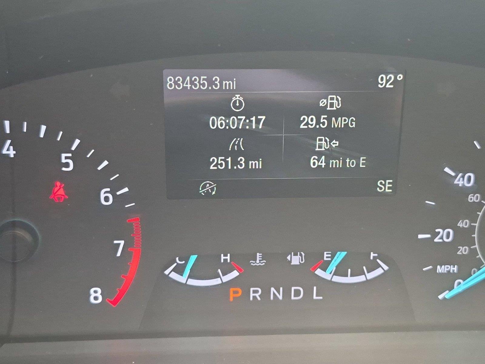Used 2022 Agate Black Metallic Ford SE image 10