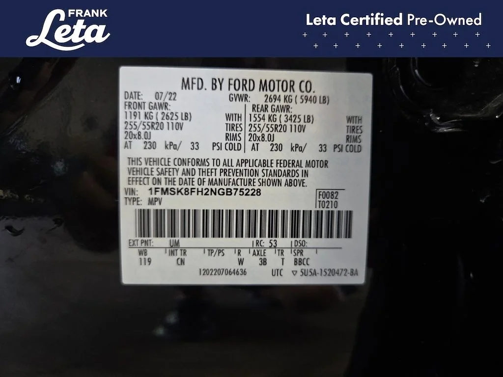 Used 2022 Black Ford Limited image 26