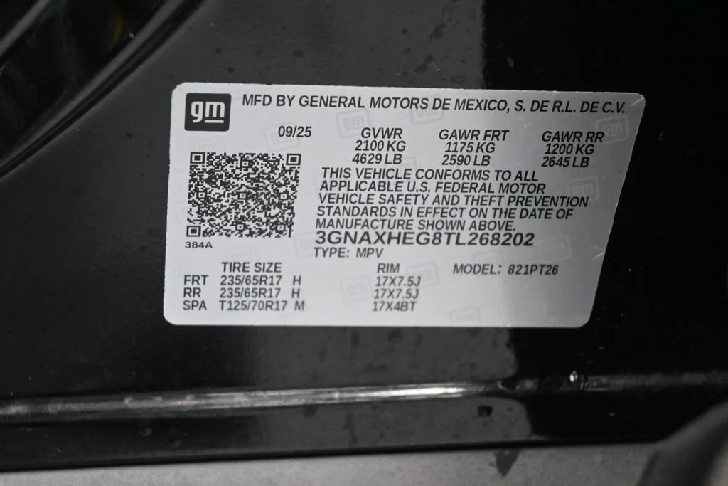 Used 2026 Mosaic Black Metallic Chevrolet LT image 16