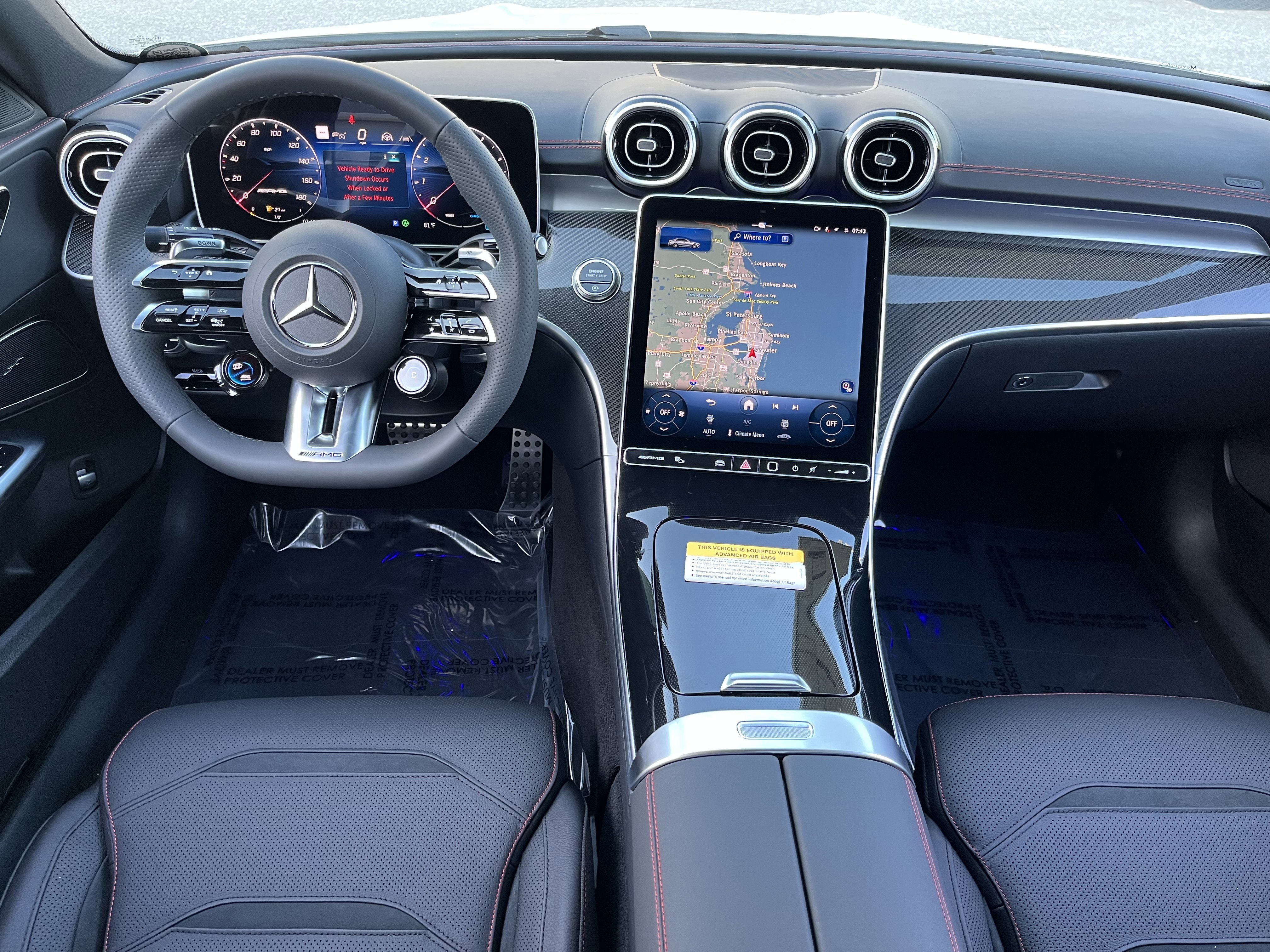 New 2026 MANUFAKTUR Moonlight White Metallic Mercedes-Benz AMG® C 43 image 18