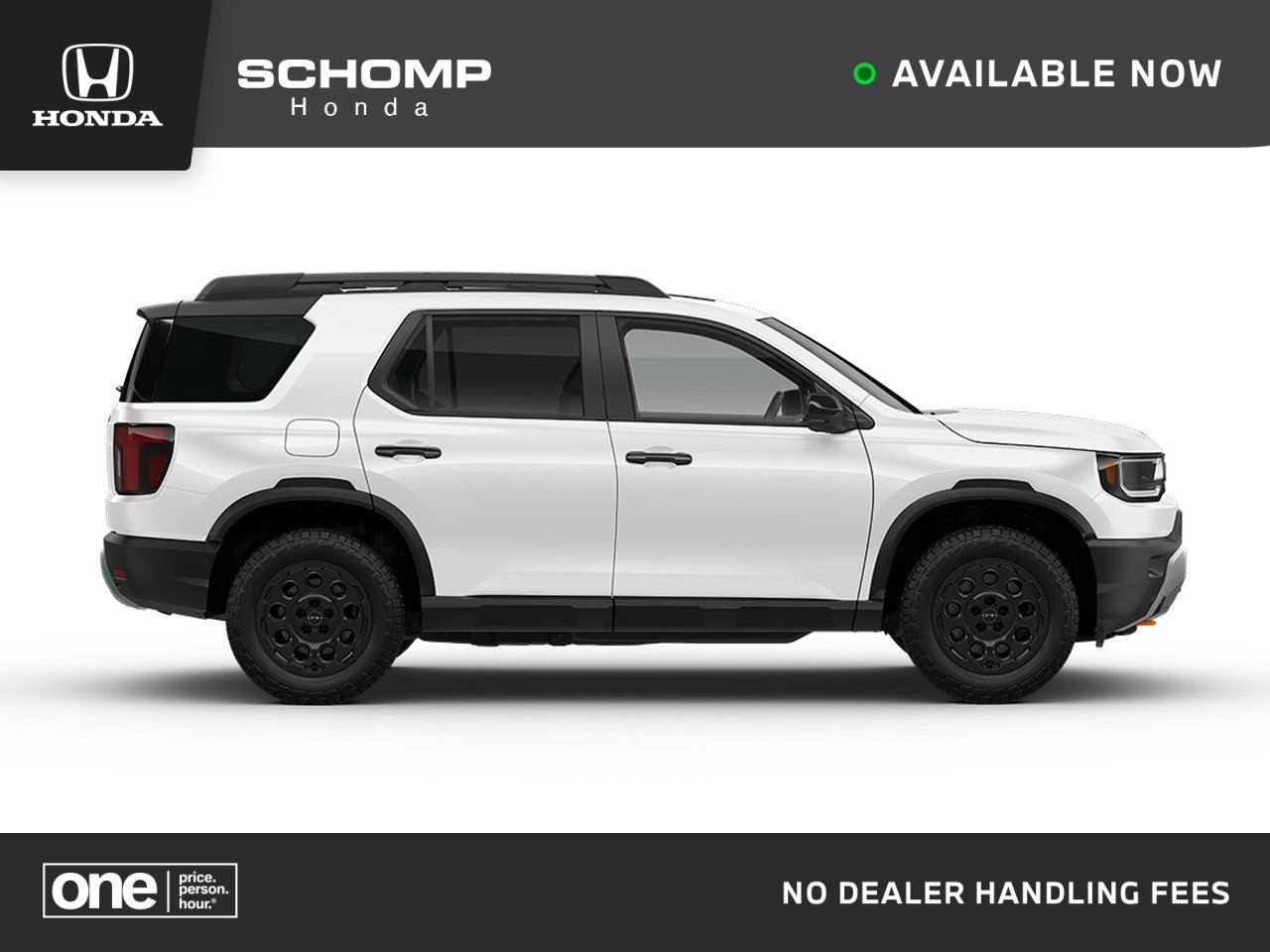 New 2026 Platinum White Pearl Honda TrailSport Elite Blackout image 1