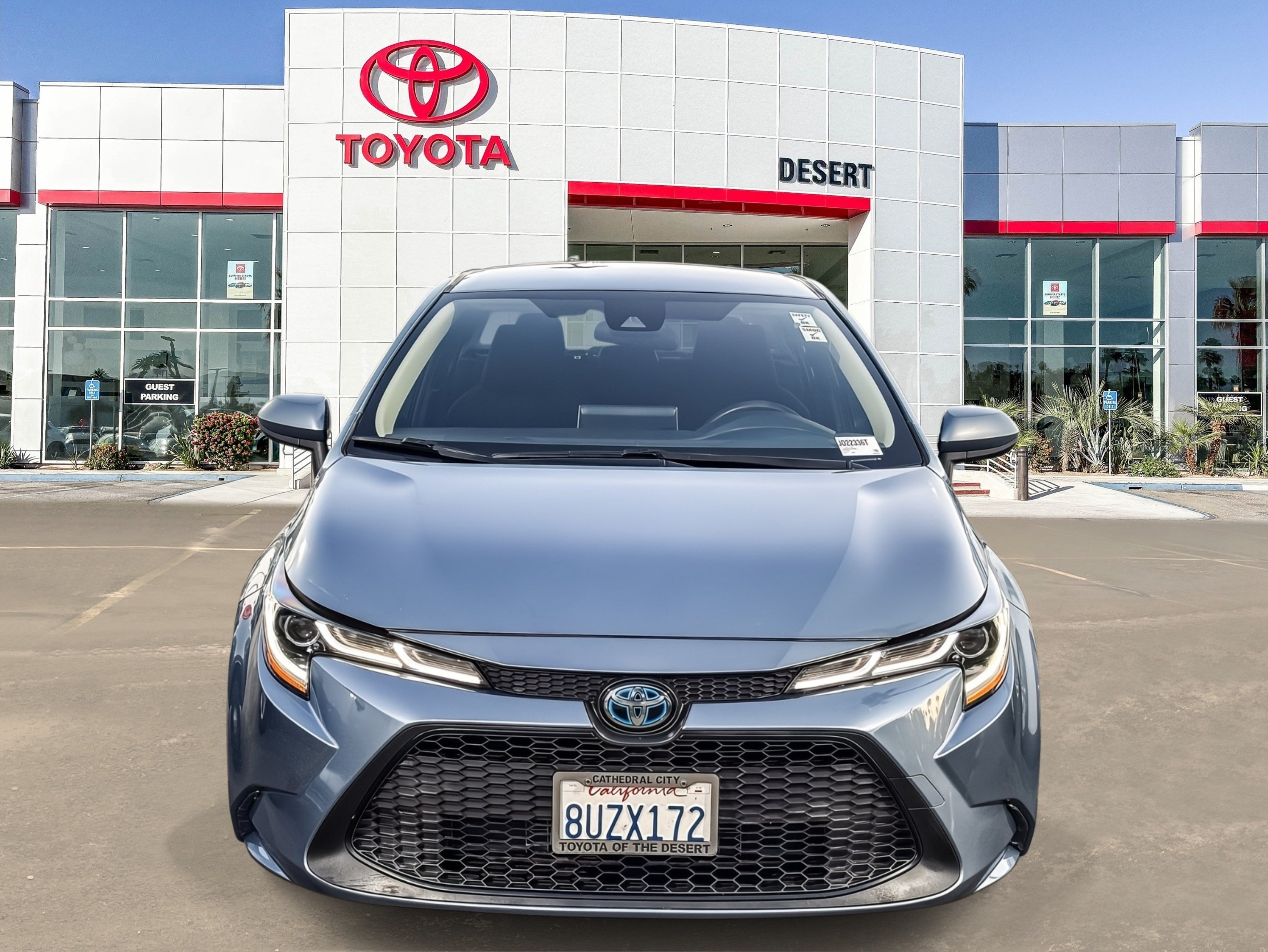 Used 2021 Toyota Corolla LE with VIN JTDEAMDE9MJ022336 for sale in Cathedral City, CA