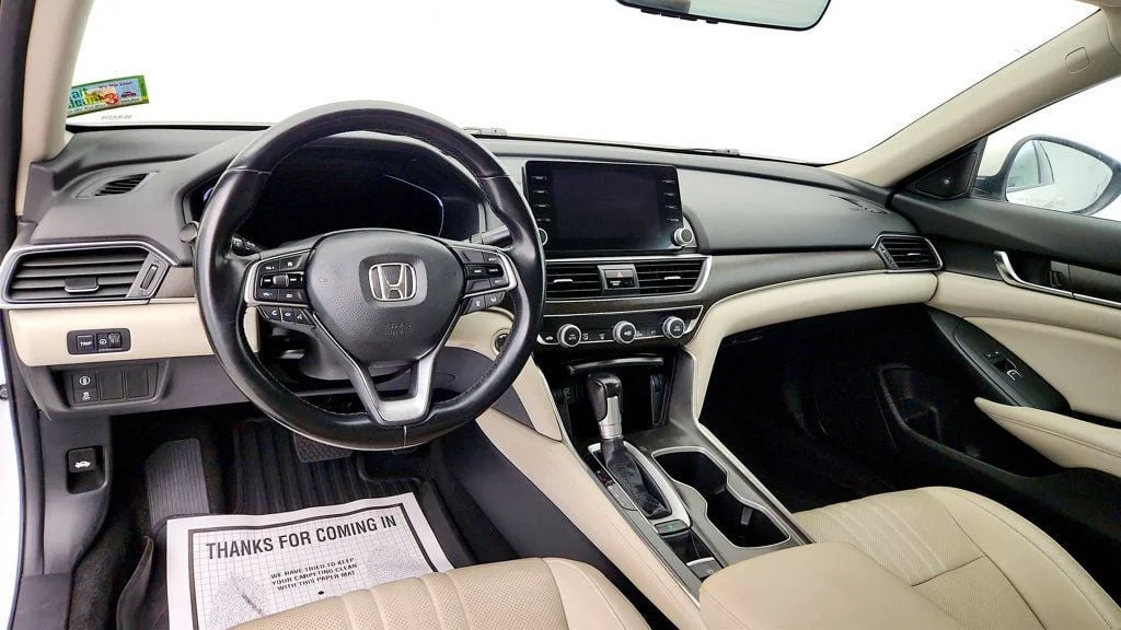 Used 2020 Platinum White Pearl Honda EX-L 1.5T CVT image 12