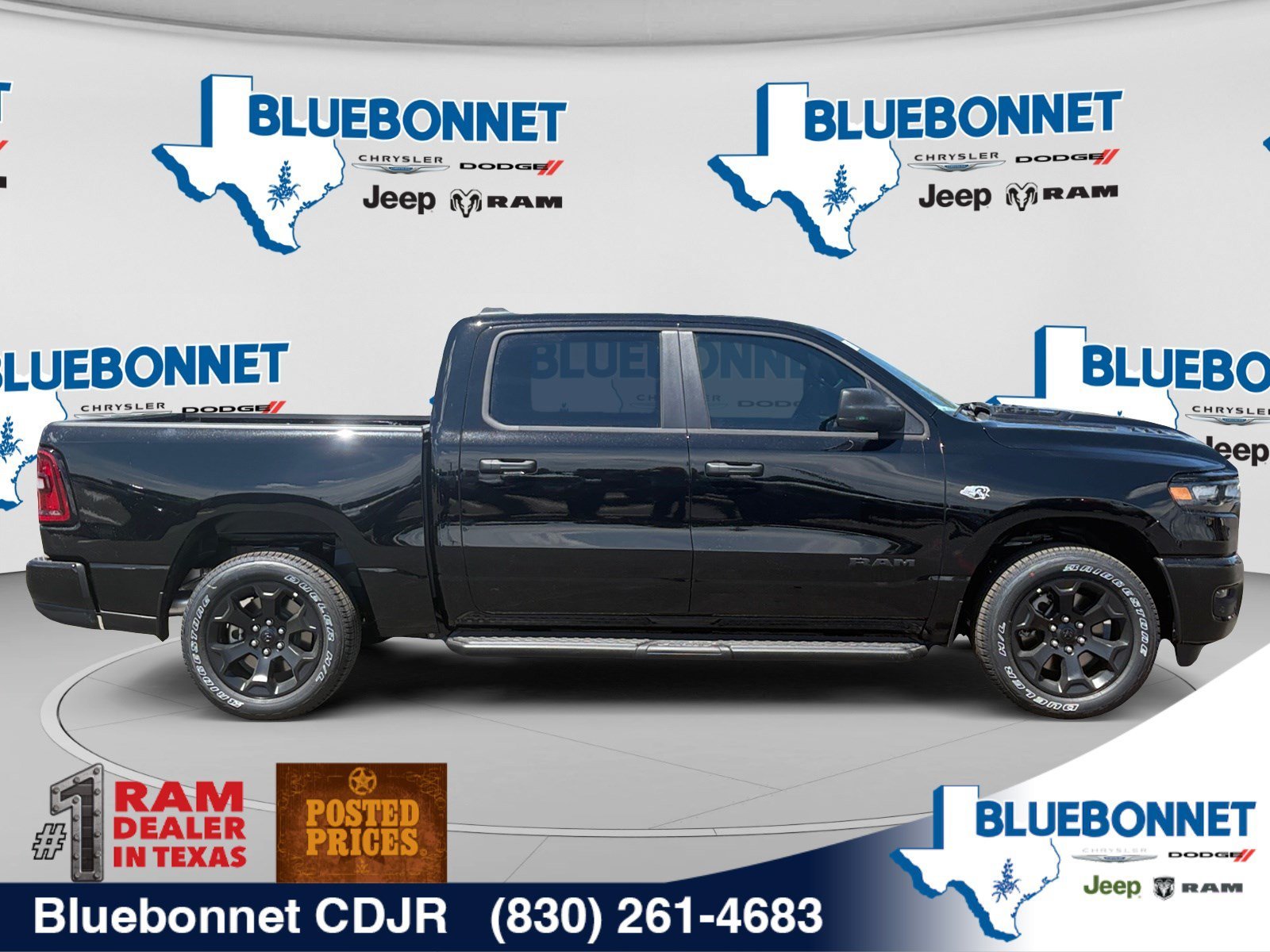 New 2026 Diamond Black Crystal Pearl-Coat Exterior Paint RAM Express image 4